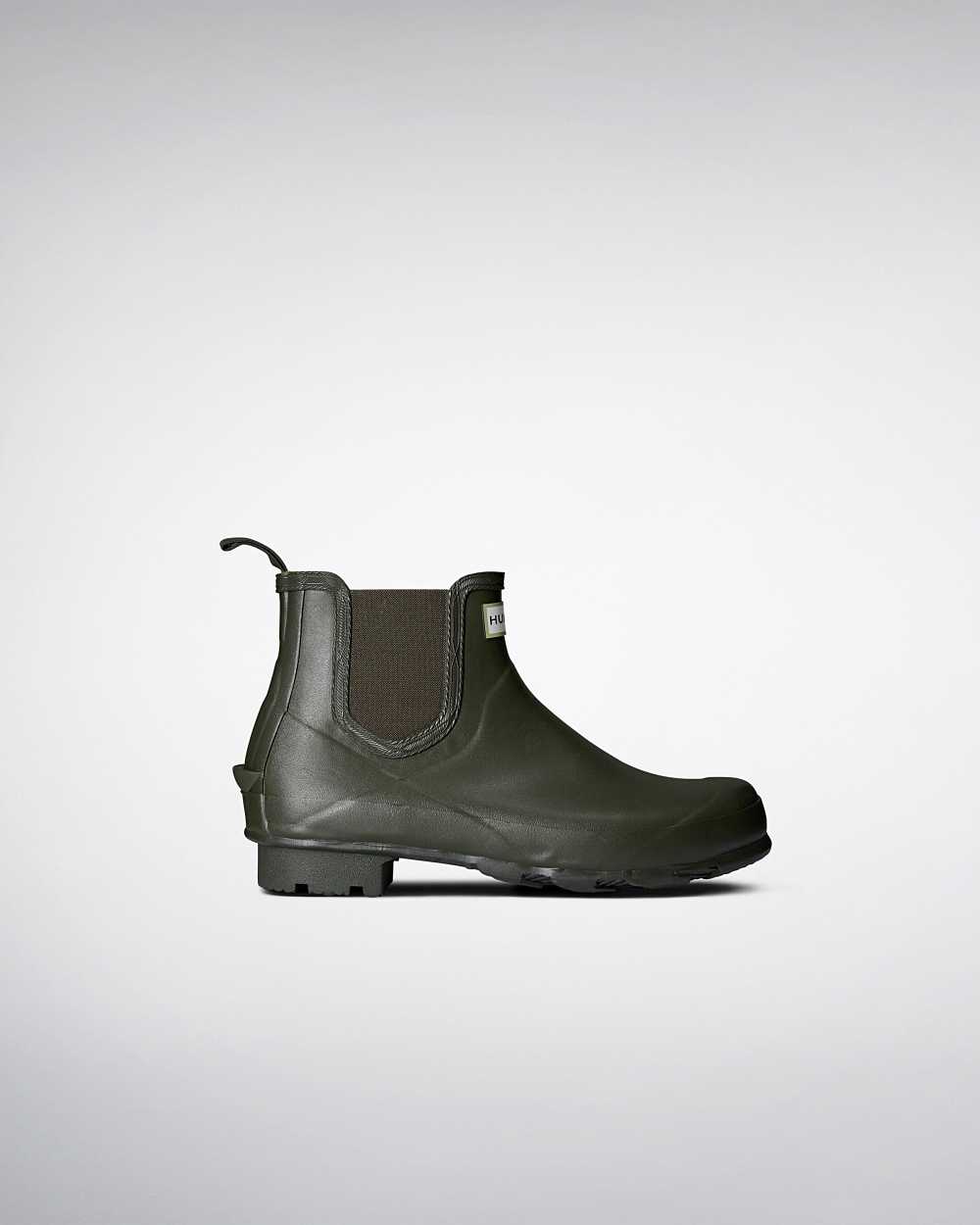 Botas Chelsea Hombre - Hunter Norris Field Verde Oscuro Oliva - QYFVIJ-570 - Verde Oscuro Oliva